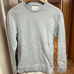 Club Monaco - Loopback Cotton-Jersey Sweatshirt - Blue/Gray